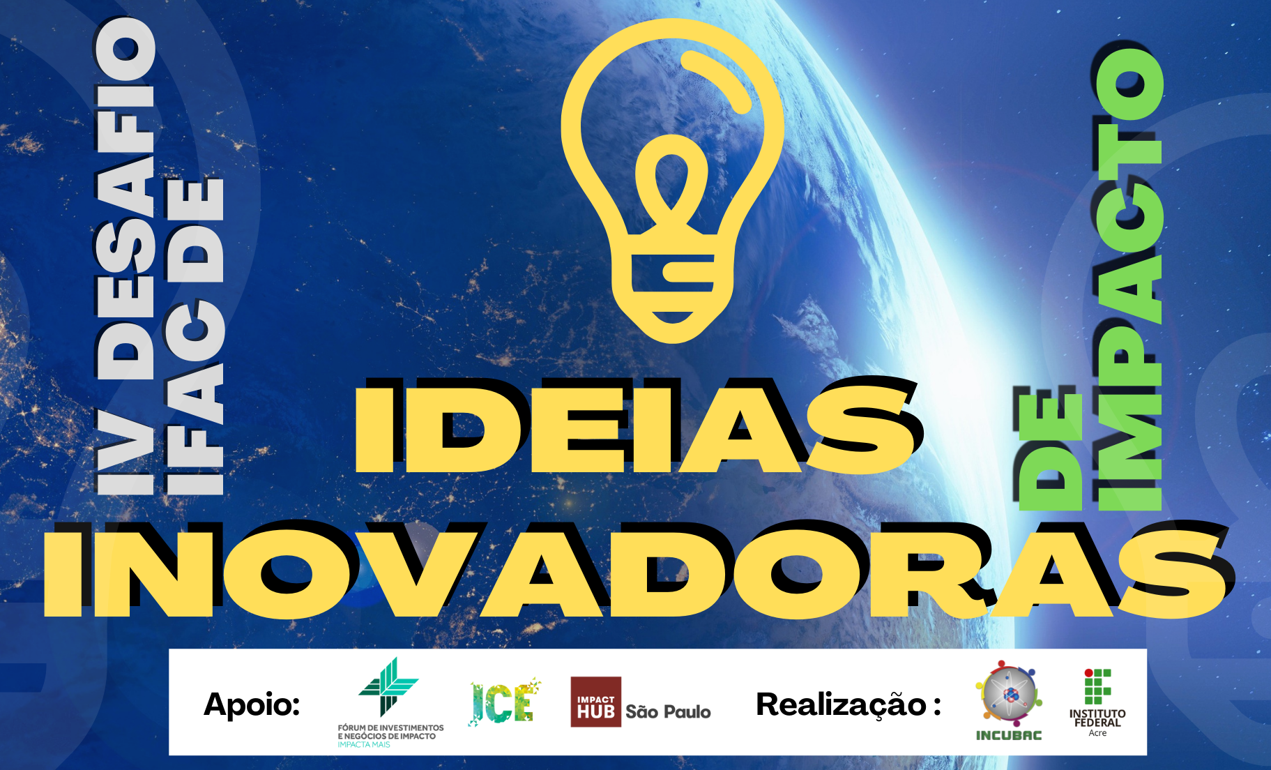 banner do Desafio Ifac de Ideias Inovadoras de Impacto 2021