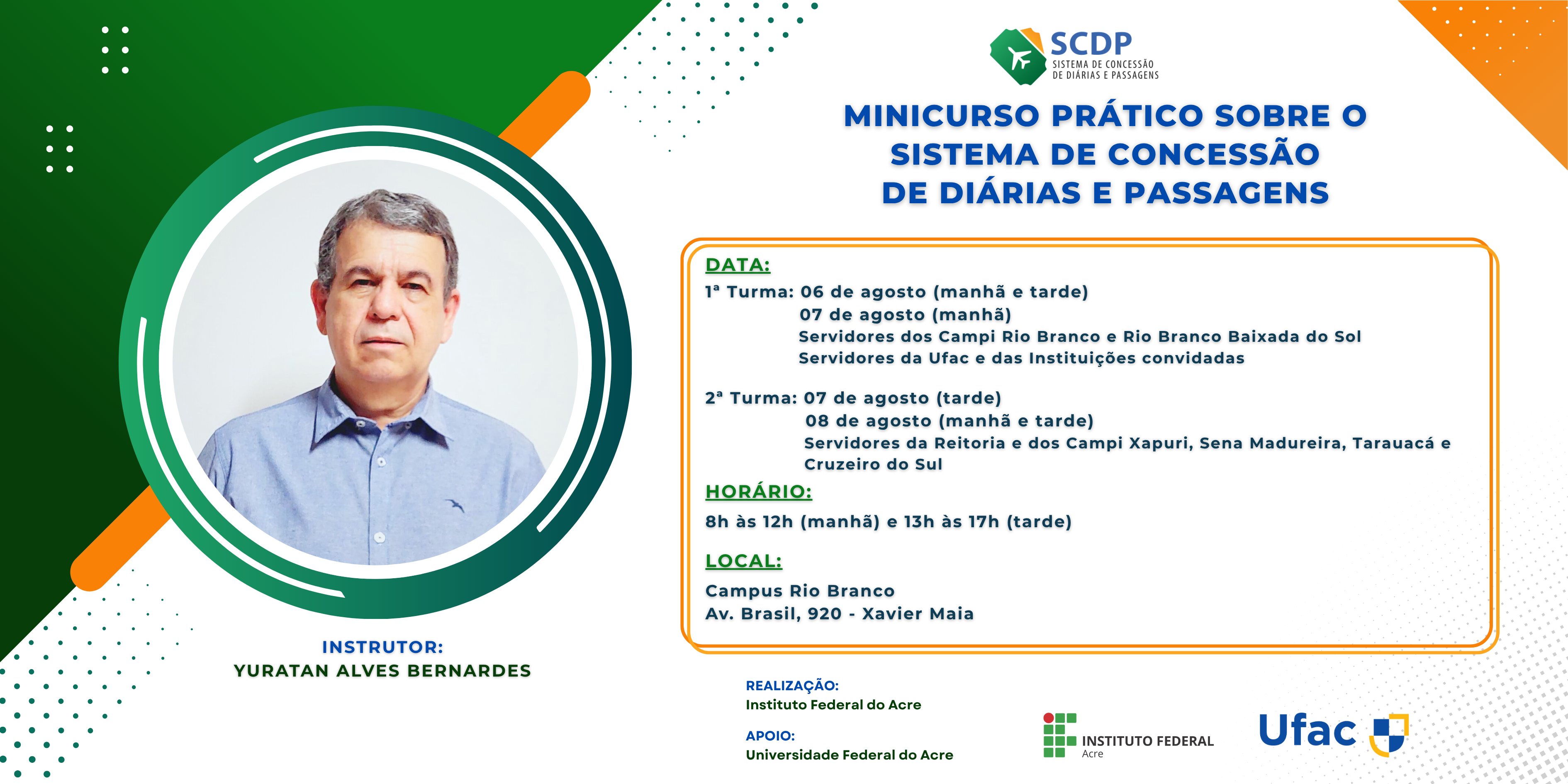Minicurso Prático sobre o Sistema de Concessão de Diárias e Passagens