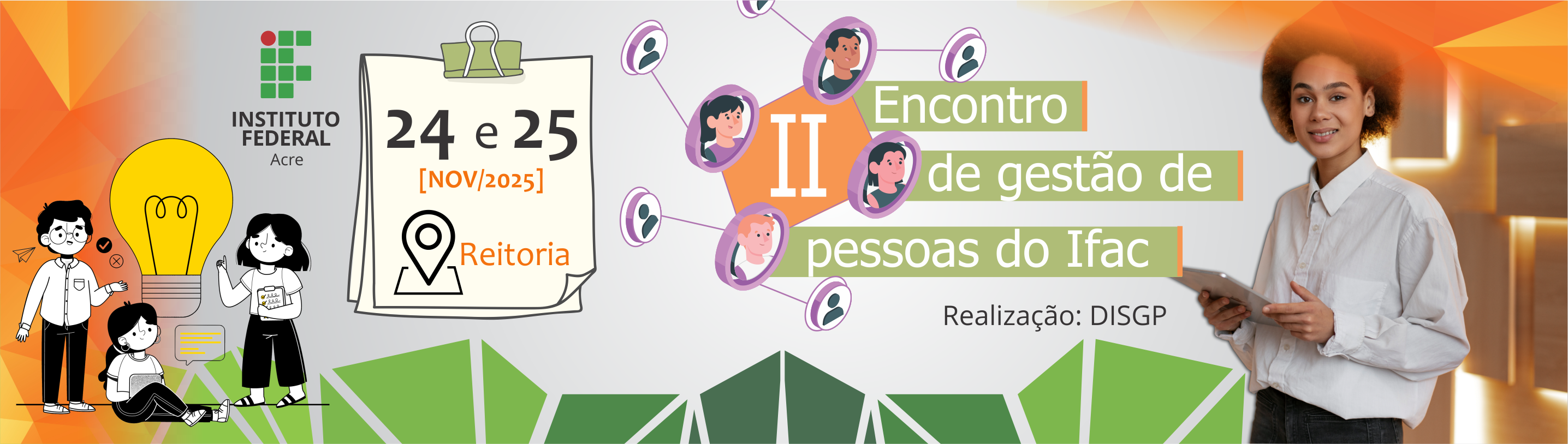 banner do II Encontro de Gestão de Pessoas do IFAC